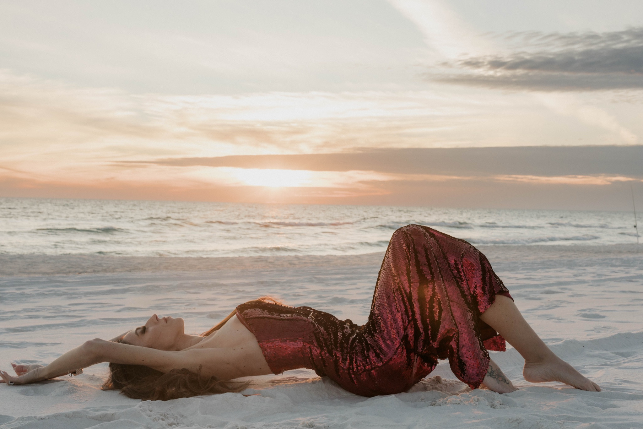 Sunsets on the beach on 30a in this most perfect Lulus dress under $100!

#LTKTravel #LTKFindsUnder100