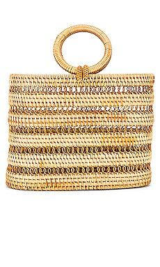 Cult Gaia Coco Top Handle Bag in Natural from Revolve.com | Revolve Clothing (Global)