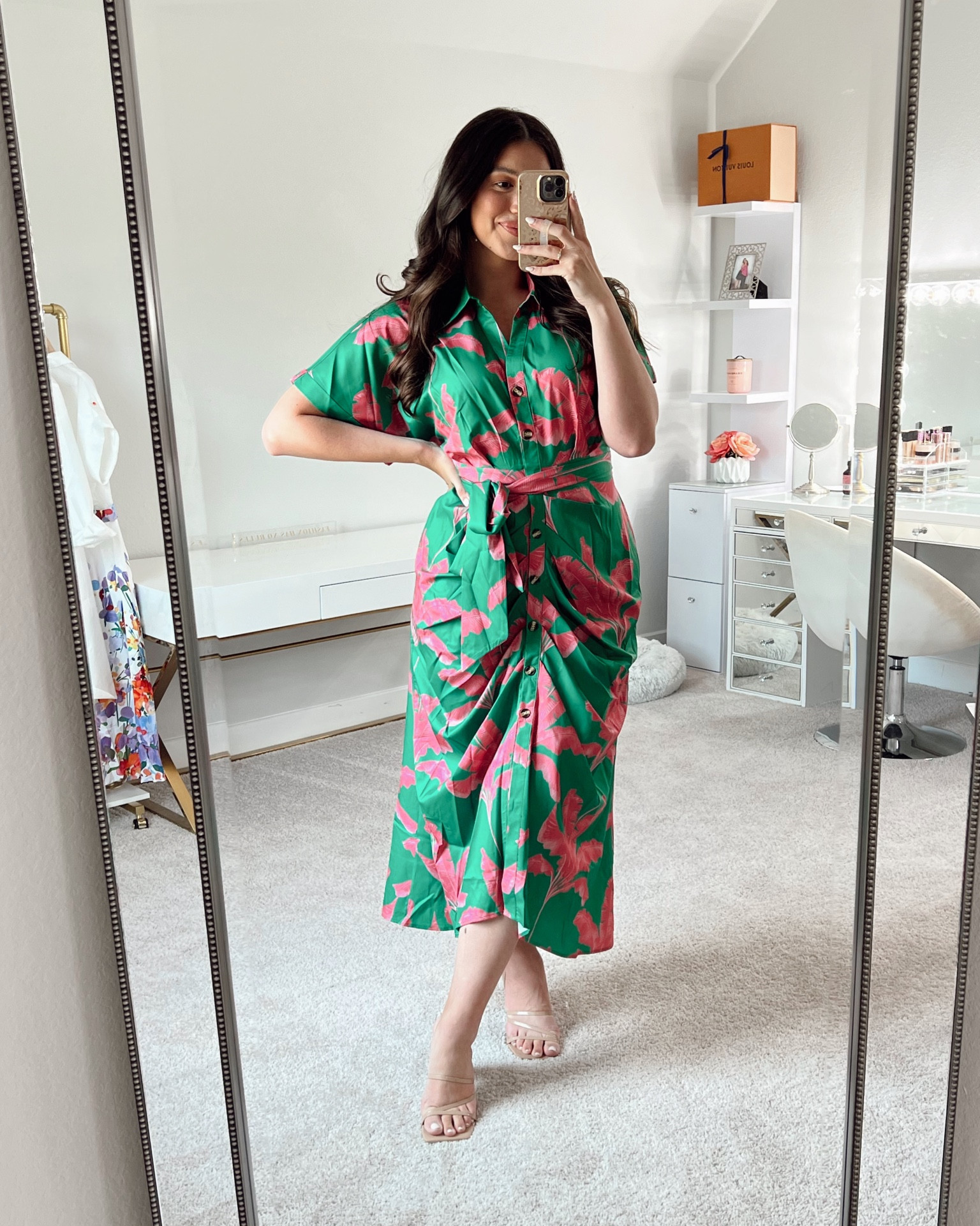 I love this dress SO MUCH! The color, the fit, the comfort👏🏼👏🏼👏🏼 UNDER $55 and fits tts

Summer dress, summer outfits, green dress, wedding guest dress, tropical dress, vacation dress, travel dress

#LTKfindsunder100 #LTKmidsize #LTKstyletip