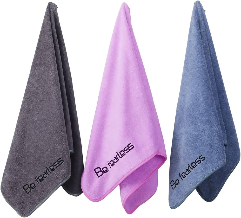 Wuwahold Microfiber Gym Towels for Exercise Fitness, Sports, Workout, 380-GSM 15-Inch x 31-Inch B... | Amazon (US)