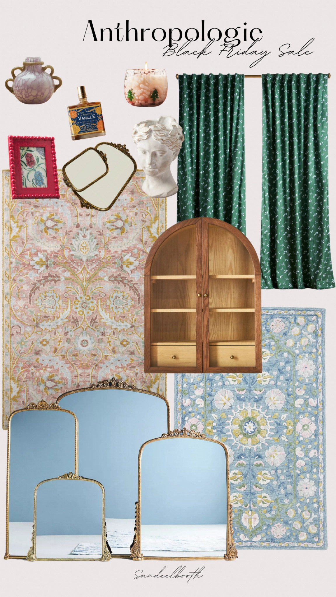 Anthro sale! 🎉🎉

30% off regular priced merchandise including the viral gleaming primrose mirror! Take an additional 50% off certain sale items as well! 🩷🩷

#LTKCyberWeek #LTKHome #LTKFindsUnder100