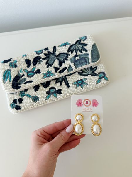 My friend Abby (Belleoftheball45) just released her new collection with Lisi Lerch! The beaded handbag is the perfect statement bag for all summer long!