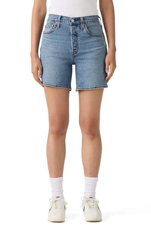 levi's 501® Mid Thigh Denim Shorts in Pen Ring Ltw at Nordstrom, Size 30 | Nordstrom