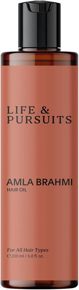 Life & Pursuits Natural, Indian Ayurveda Blend Amla Brahmi Oil for Healthy Hair & Scalp - 6.8 Oz ... | Amazon (US)