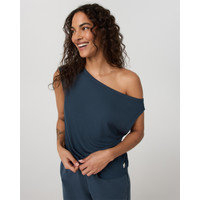 Vuori Cove Asymmetric Top | Ocean Blue | XL | Vuori Clothing (US & Canada)