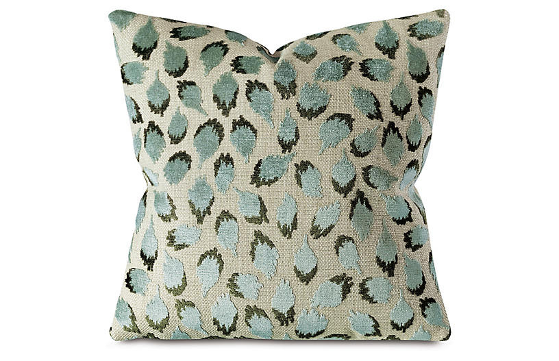 Trinka Pillow, Spa Green | One Kings Lane