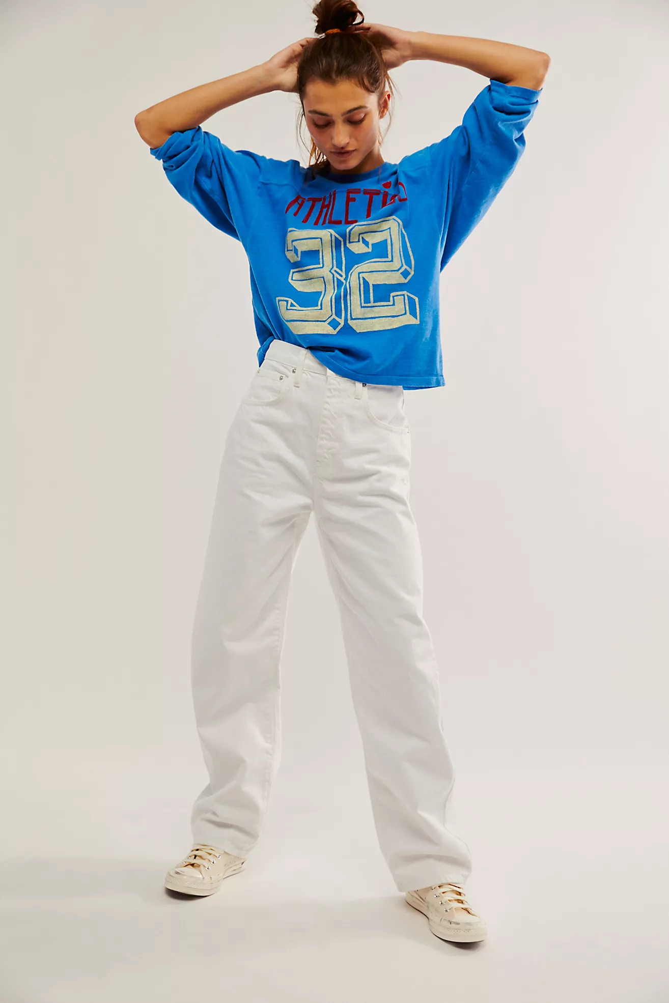 FRAME Long Barrel Jeans | Free People (Global - UK&FR Excluded)