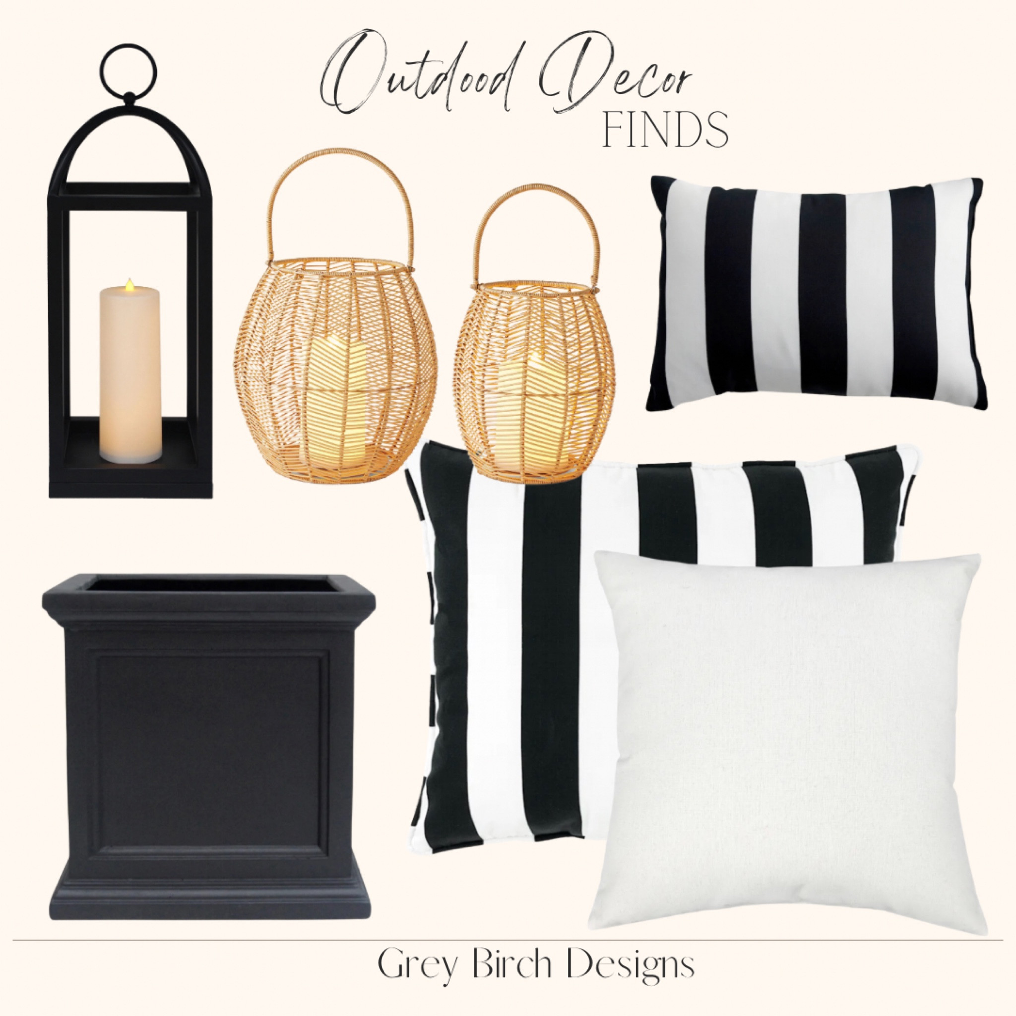 Outdoor decor finds. 

#LTKfindsunder50 #LTKSeasonal #LTKhome