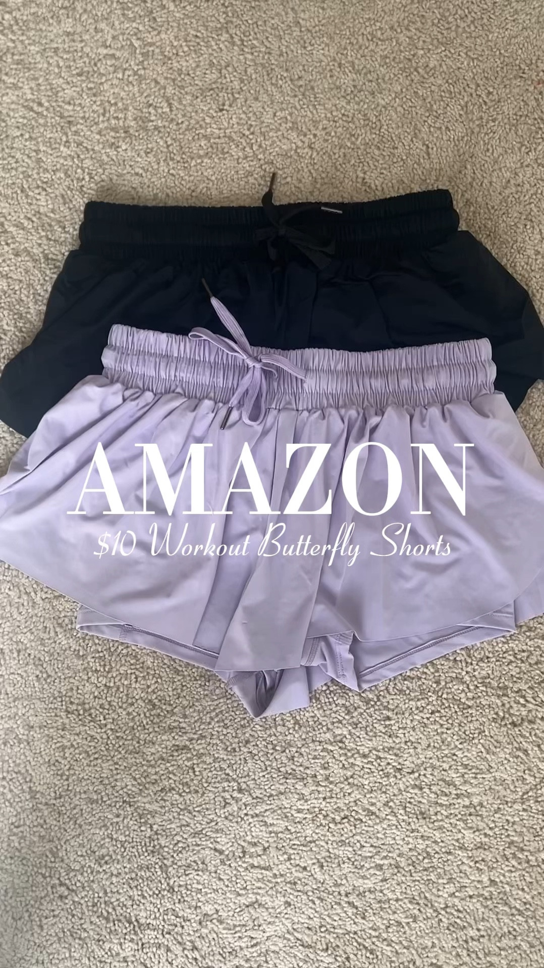 $10 Amazon butterly workout shorts! These are so cute and they have a pocket on the side as well! I would recommend going up a size. 



#LTKfitness #LTKfindsunder50 #LTKsalealert