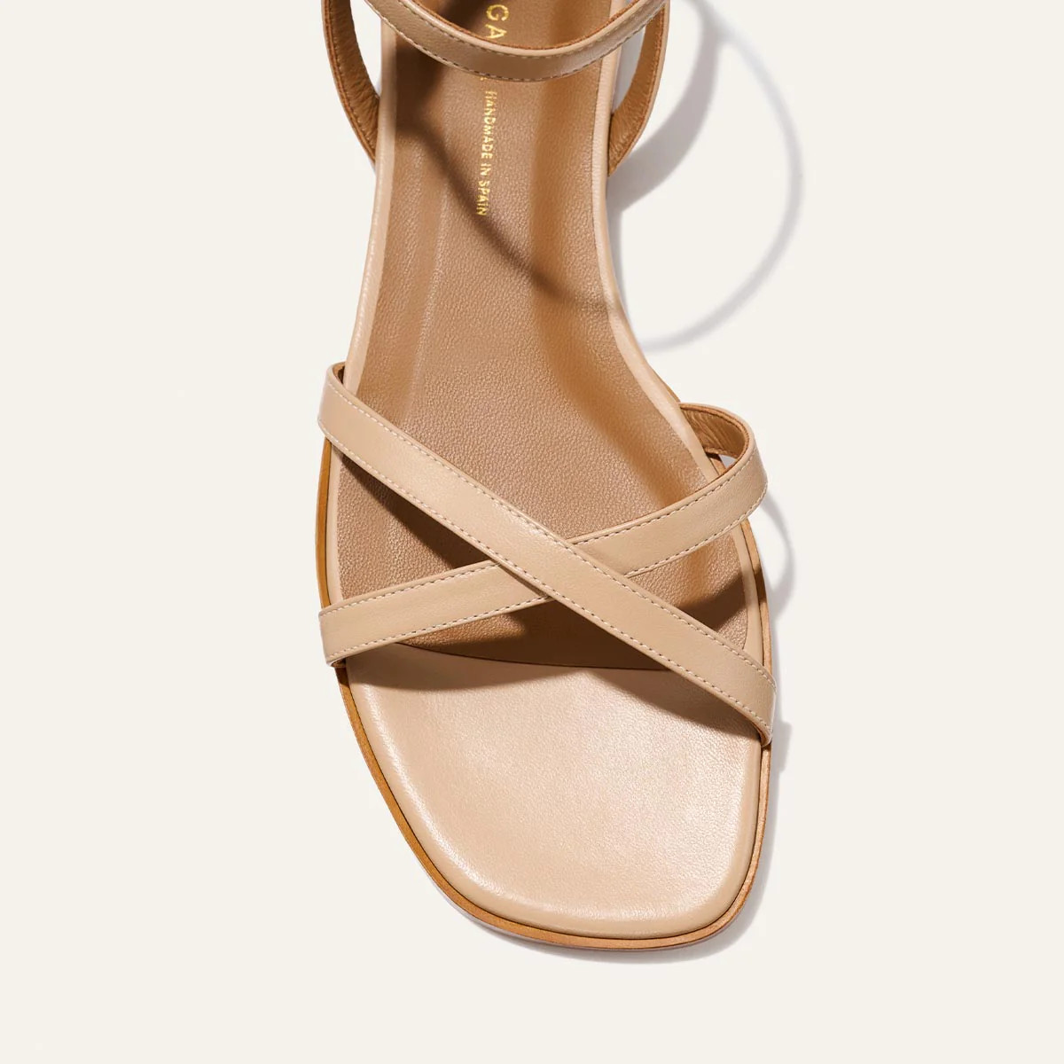 The Flat Sandal - Dune Nappa | Margaux
