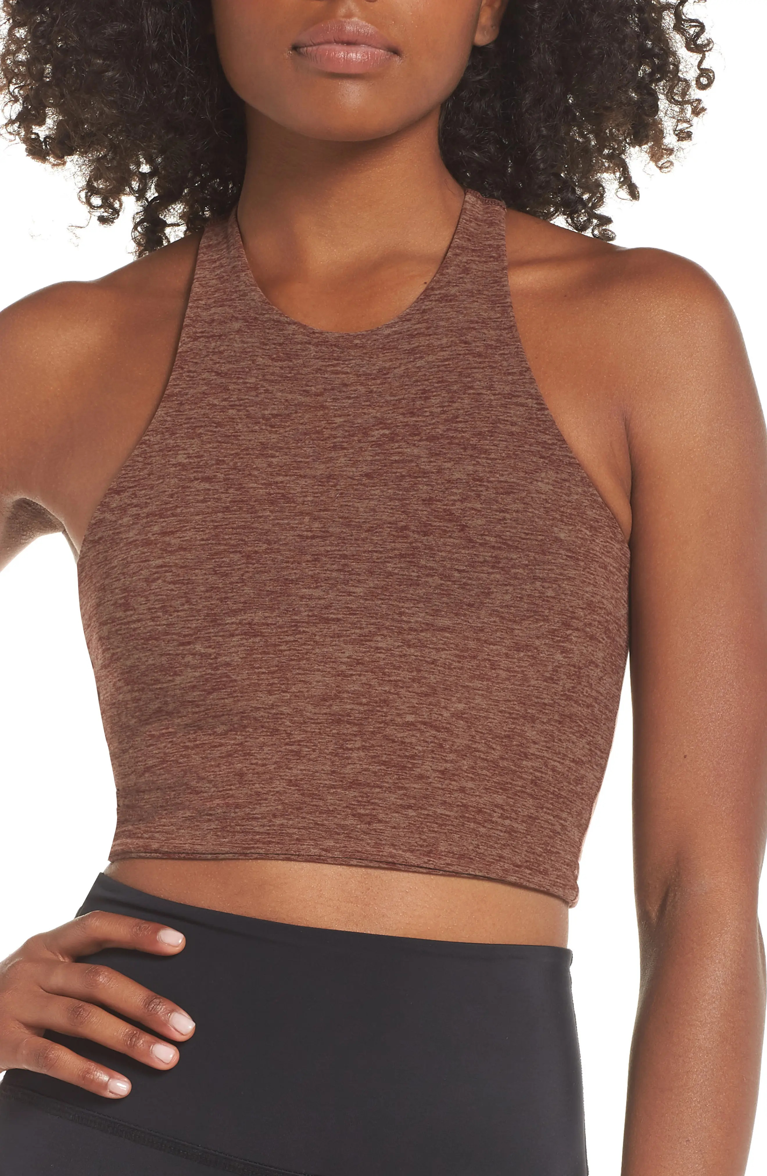 Beyond Yoga Across the Strap Cropped Top | Nordstrom