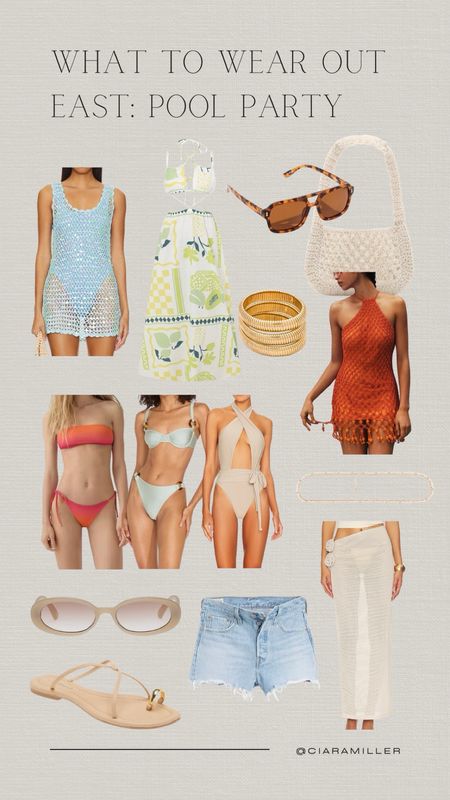 What to wear out east in the Hamptons and Montauk for a pool or beach party