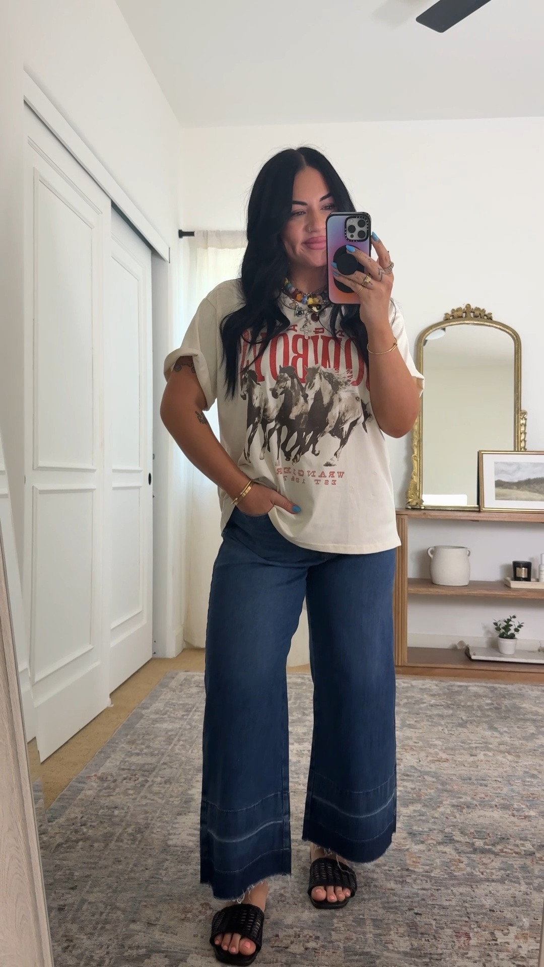 I am LOVING my new jeans from @wrangler!! My body is changing and I no longer have jeans that fit me, but these bespoke jeans are phenomenal and fit to perfection!

in the first pair i’m a size 33x30, the flare jeans in rosa
in the second pair i’m a size 33x30, the trousers in alexandra
in the third pair im a size 32x26, the wide leg crop in miranda 

size small in the first tee
size small in the second button up
size large in the last tee

 #ad

#LTKootd #LTKMidsize #LTKgrwm
