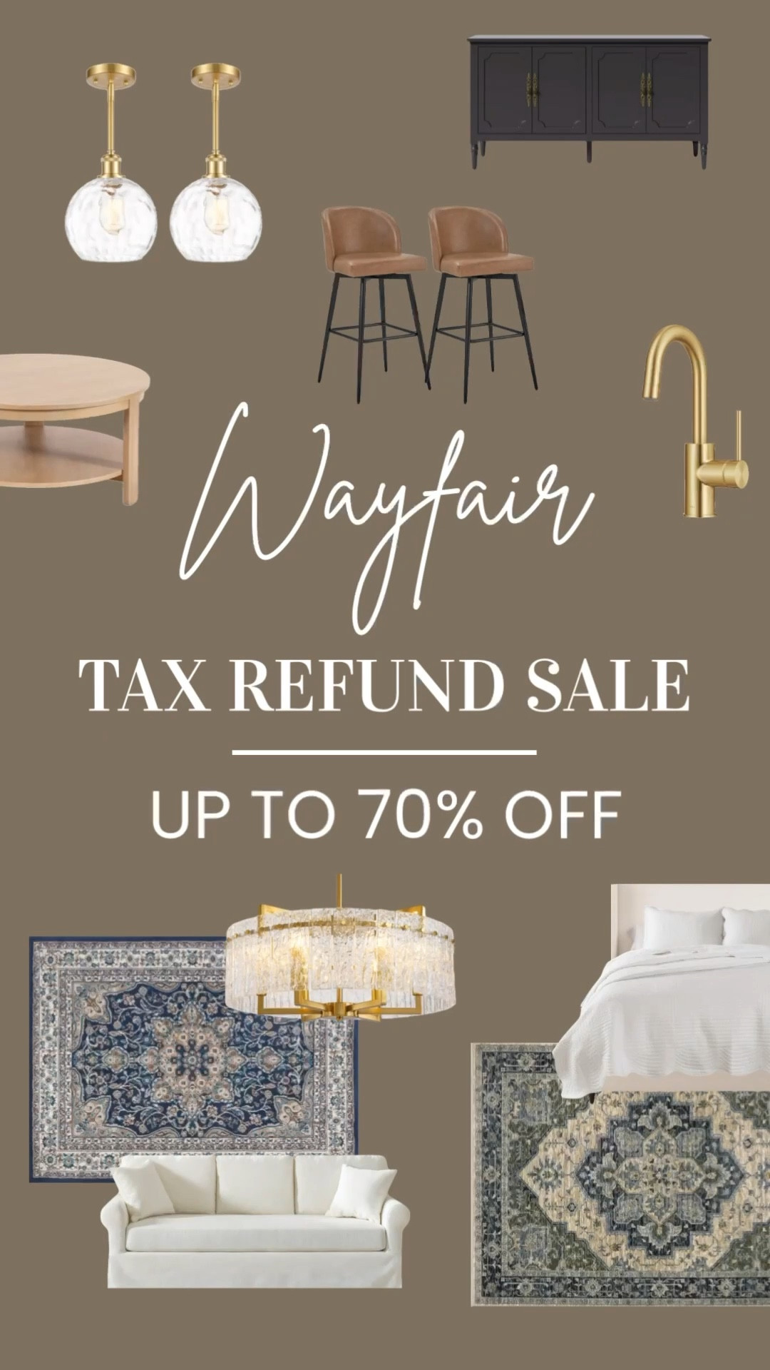 Wayfair’s Tax Refund Sale is here! 💵 Take up to 70% off, plus fast & easy delivery on orders over $35. I’ve linked all of my favorite living room, bedroom, and kitchen picks here for easy shopping! 

#homedecor #homedesign #homestyling #sale #bedroom #livingroom #kitchen #decor #Wayfair #WayfairPartner #ad @Wayfair 

#LTKSaleAlert #LTKHome