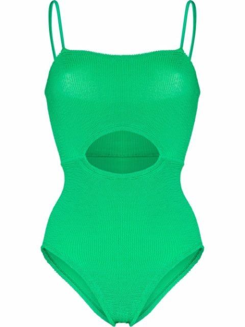 Lara cut-out crinkled swimsuit | Farfetch Global