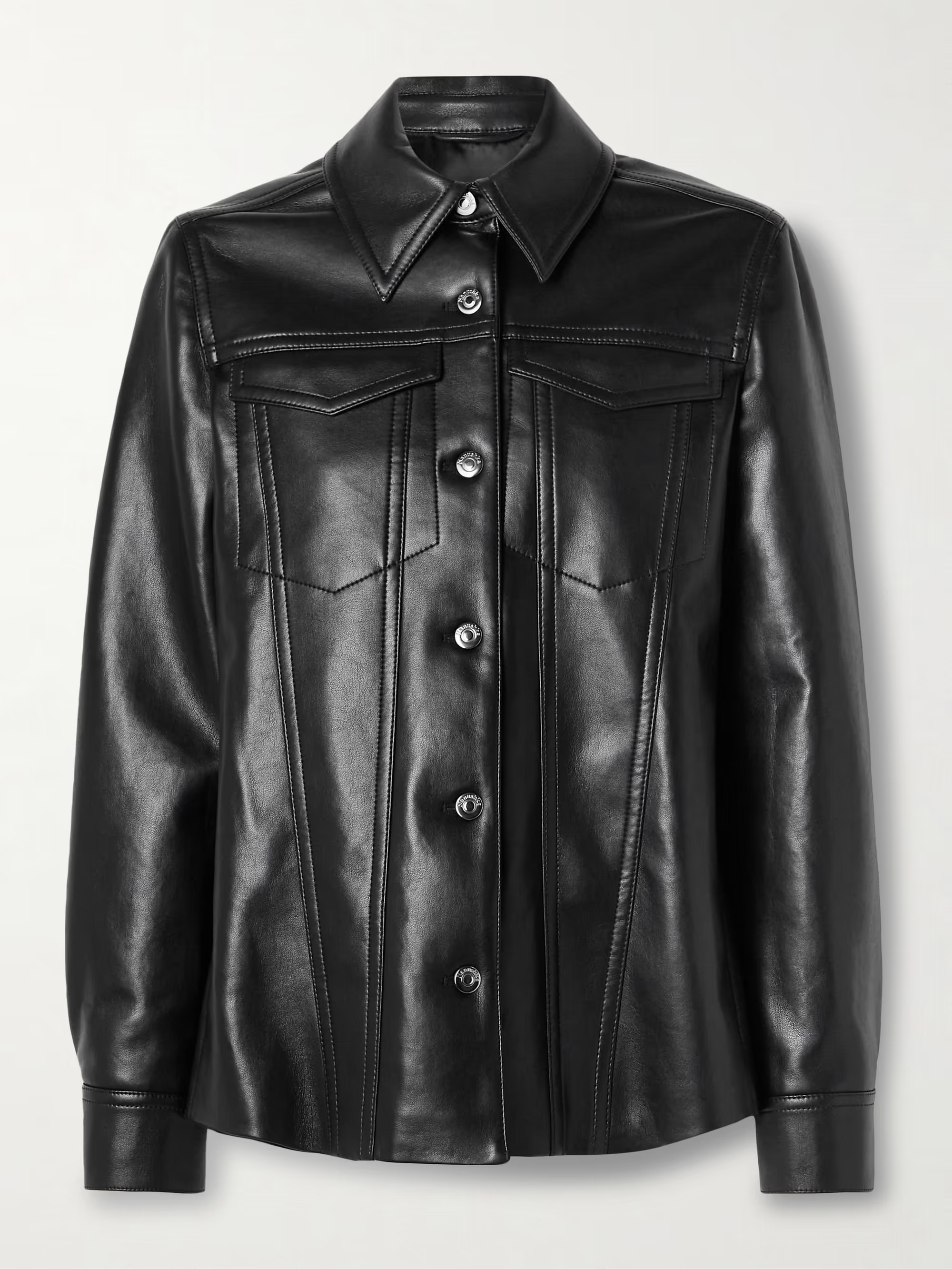 Rocio leather and faux leather jacket | NET-A-PORTER APAC
