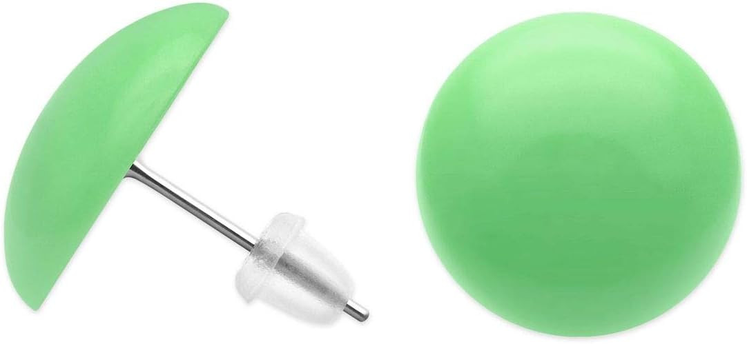 Soul-Cats 1 Paar runde Ohrstecker in vielen Farben für Damen | Amazon (DE)