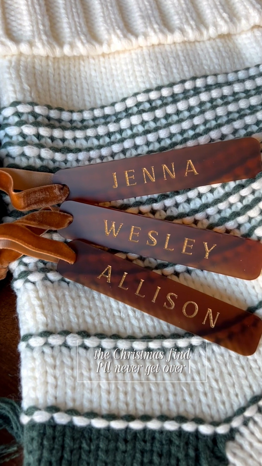 I’ll never be over these custom stocking tags! 🏷️ they are just sooo beautiful 🤩 

#LTKHome #LTKHoliday #LTKFamily