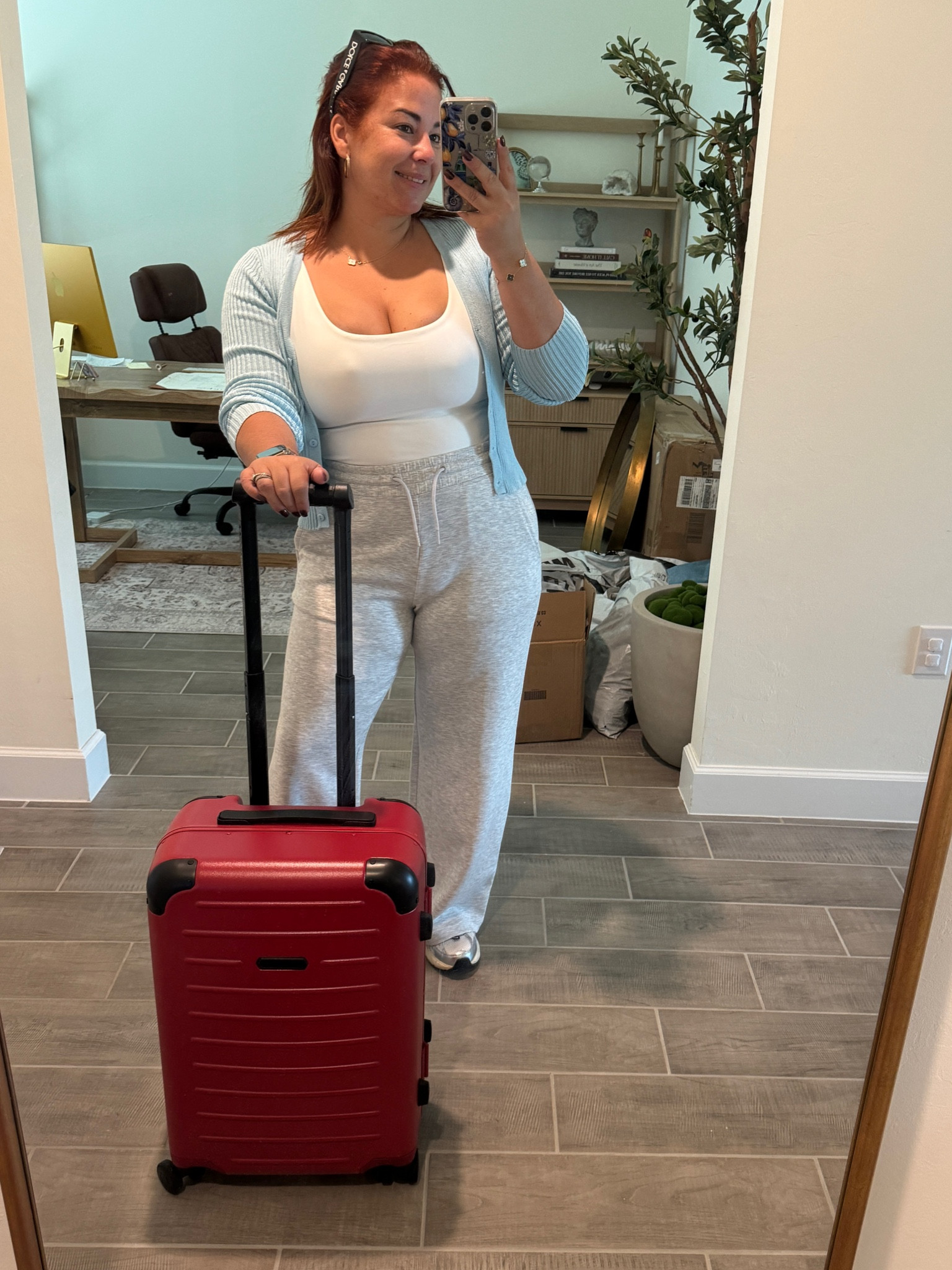 Comfortable airport outfit ! Hollister sweats are amazing . Luggage set ! 

#LTKFindsUnder100 #LTKSaleAlert #LTKStyleTip