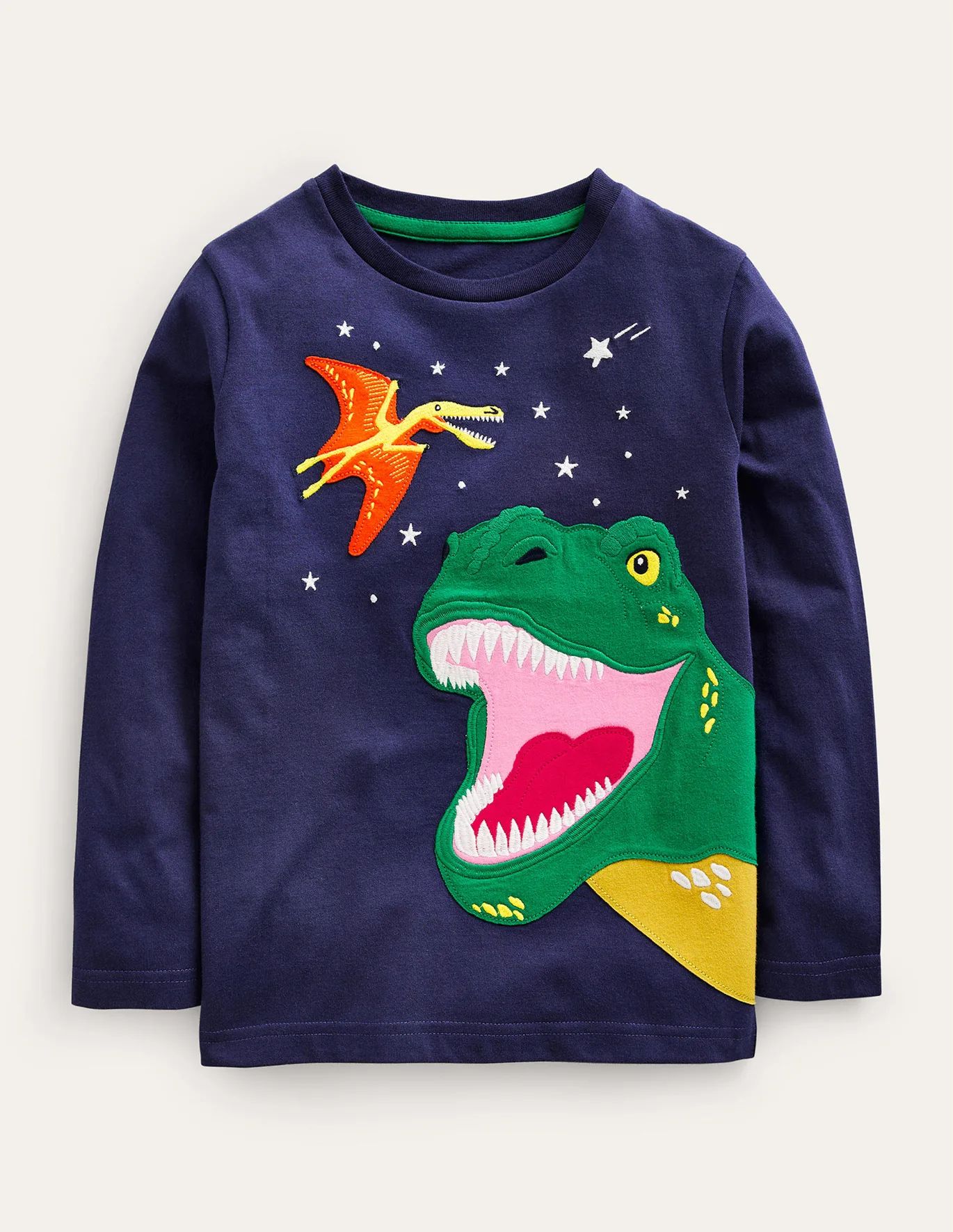 Dinosaur Appliqué T-shirt | Boden (US)