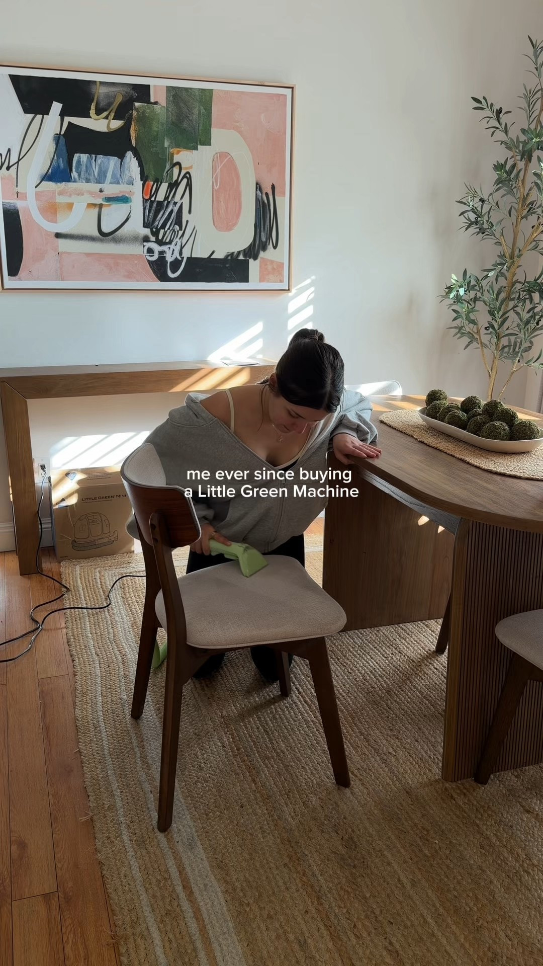 me ever since buying a Little Green Machine:

#LTKdayinmylife #LTKHome