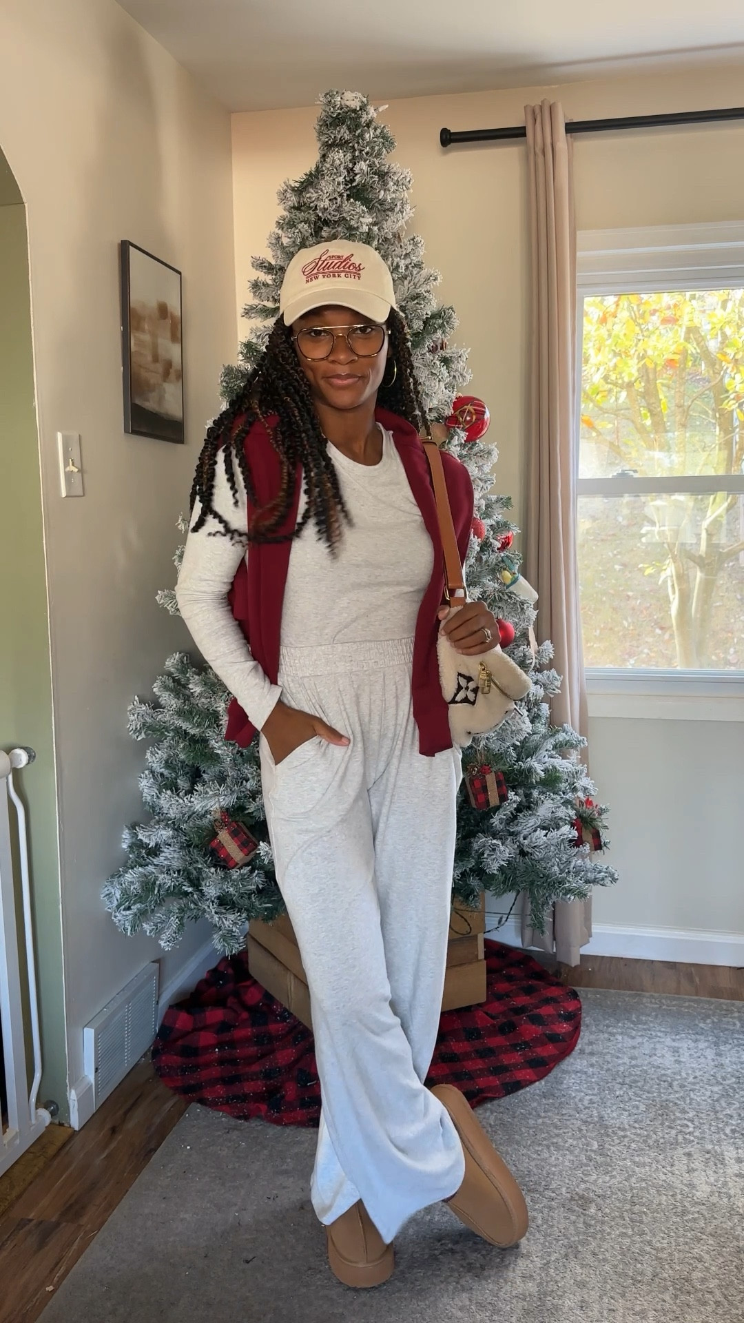 Weekend casual style 

Wearing a small in the top
Wearing an XS in the pants 

Currently 25% off

#LTKSeasonal #LTKHoliday #LTKSaleAlert