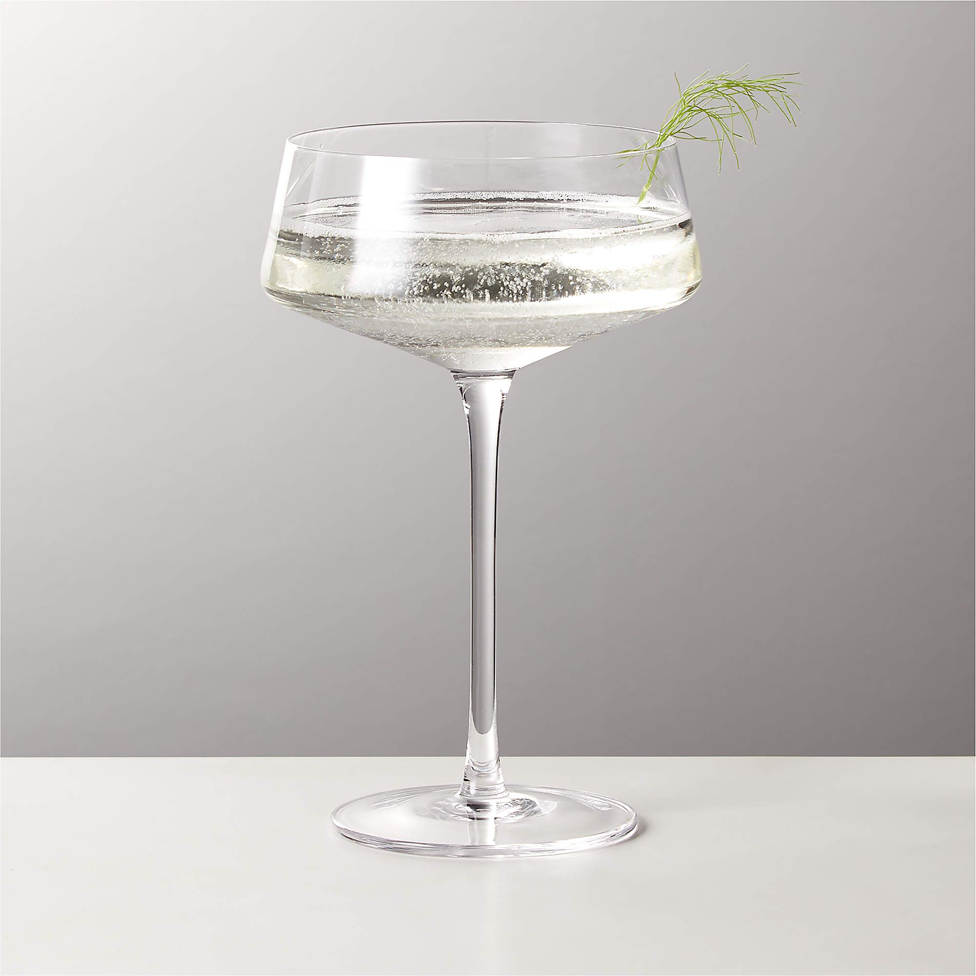 Muse Coupe Cocktail Glass + Reviews | CB2 | CB2