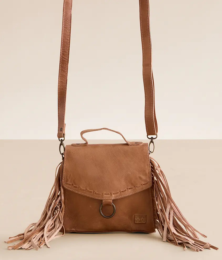 Hidden Leather Fringe Crossbody Purse | Buckle