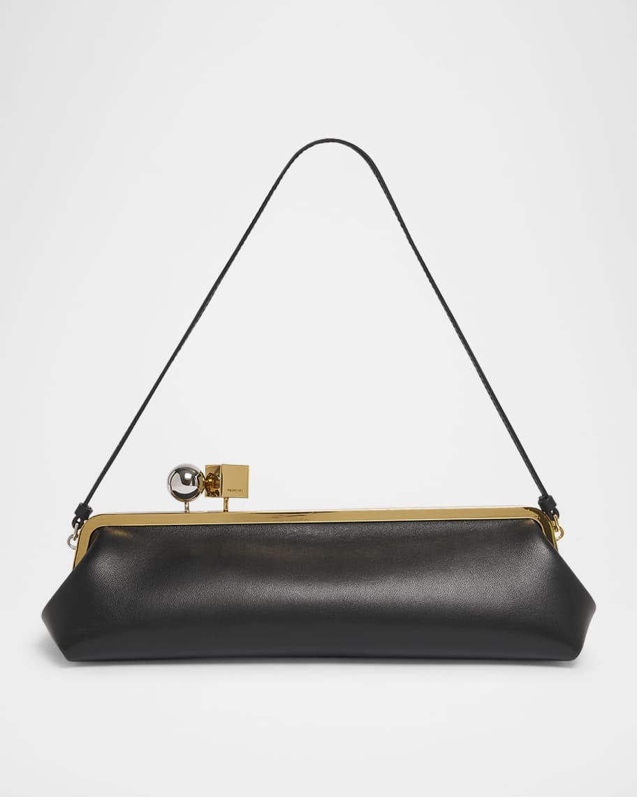 La Pochette Salon Leather Shoulder Bag | Neiman Marcus
