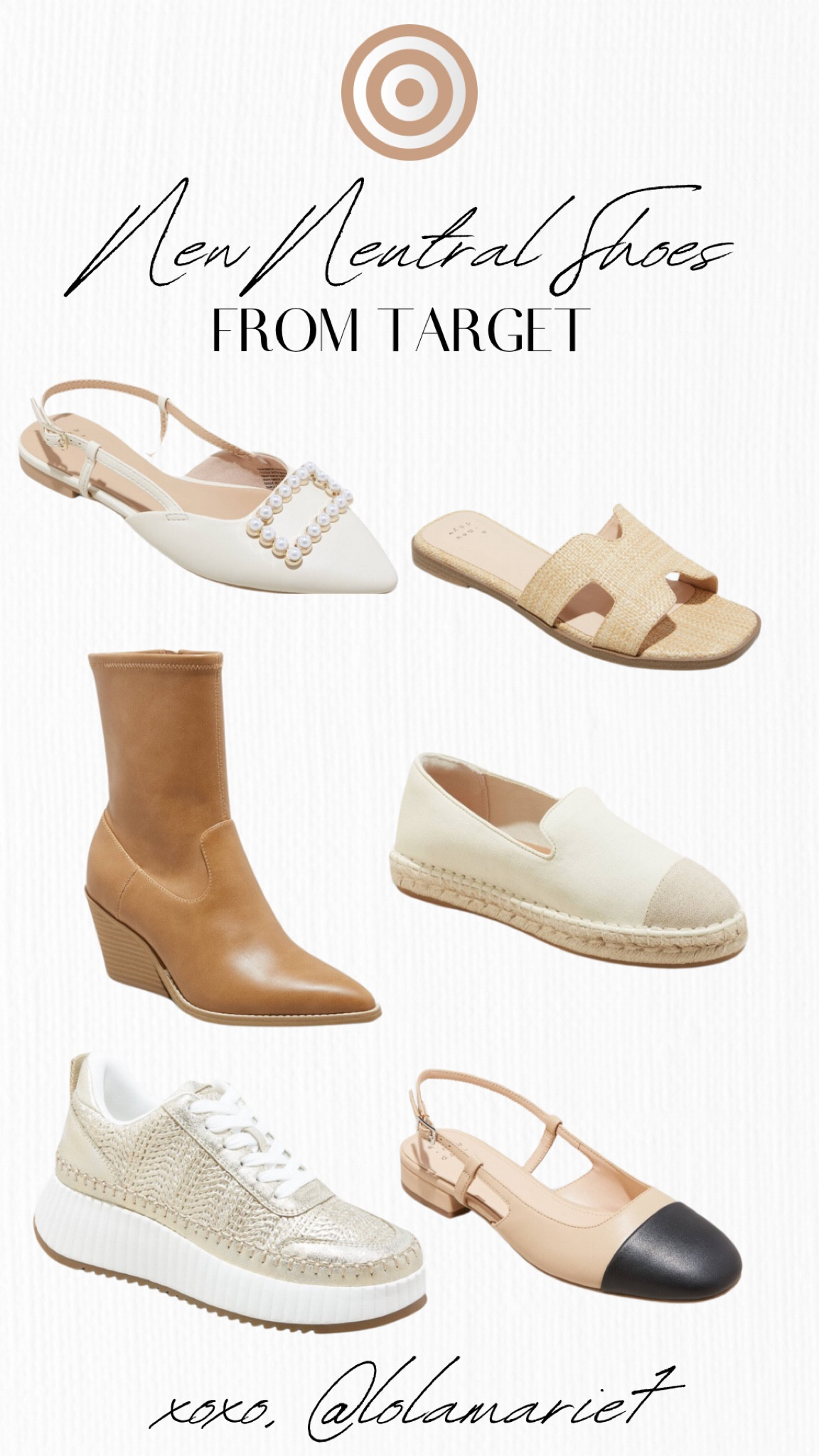 New neutrals from Target !!

#targetfinds #shoesforless #springshoes

#LTKstyletip #LTKshoecrush #LTKfindsunder50