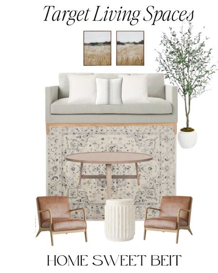 Target living room! 

Sofa, armchair, coffee table, rug, olive tree, home decor 

#LTKstyletip #LTKfamily #LTKhome