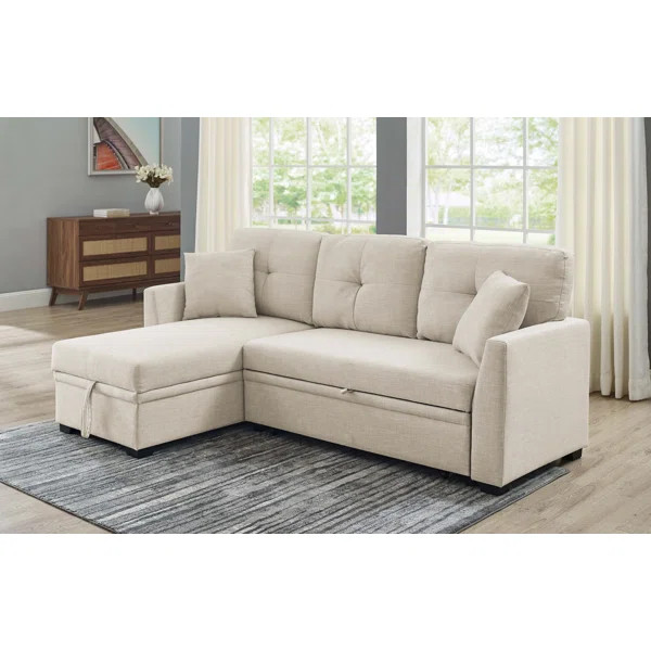 Barrientez 85'' Upholstered Sleeper Sofa | Wayfair North America