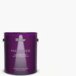 BEHR MARQUEE 1 gal. White Ceiling Flat Interior Paint & Primer-145801 - The Home Depot | The Home Depot