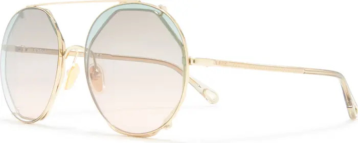 57mm Round Sunglasses | Nordstrom Rack