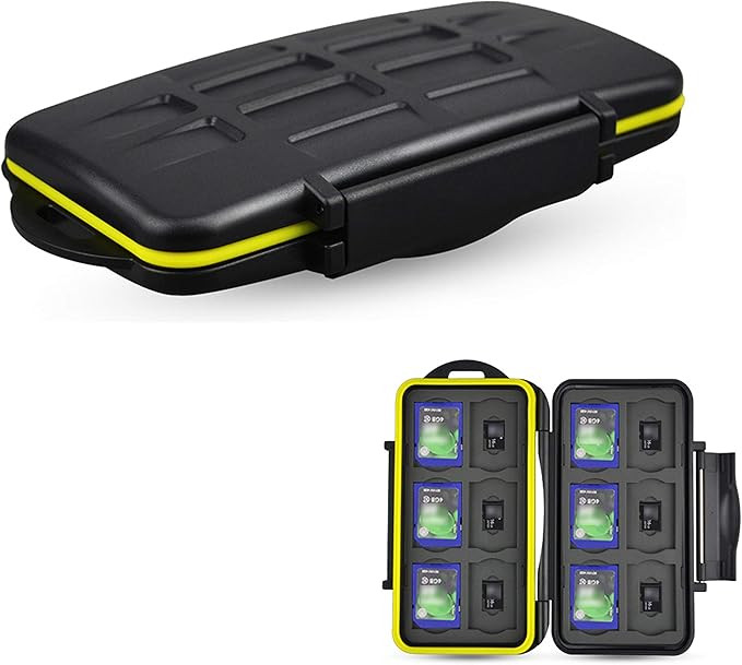 JJC Deluxe 24 Slots Memory Card Case Holder Box Container for SD Micro SD SDXC Micro SDXC SDHC Mi... | Amazon (US)