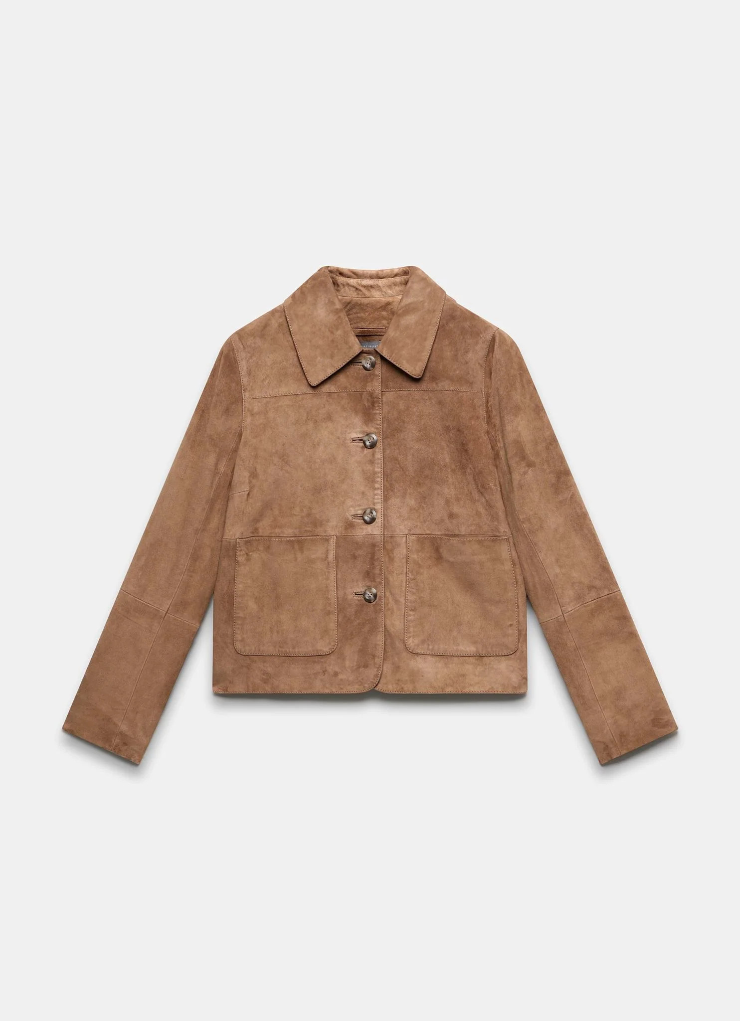 Tan Suede Jacket | Mint Velvet - UK