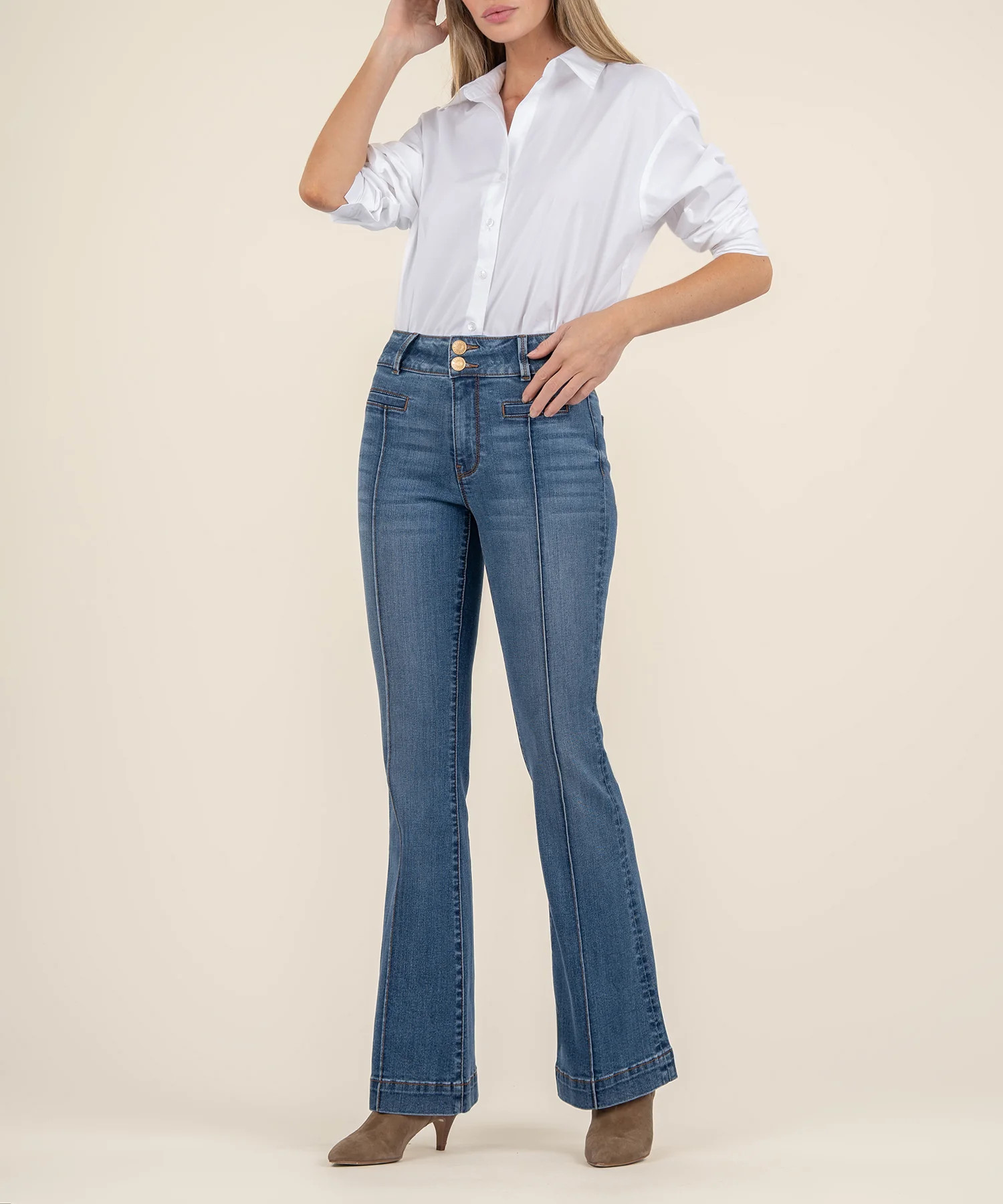 Ana High Rise Flare - Kut from the Kloth | Kut From Kloth