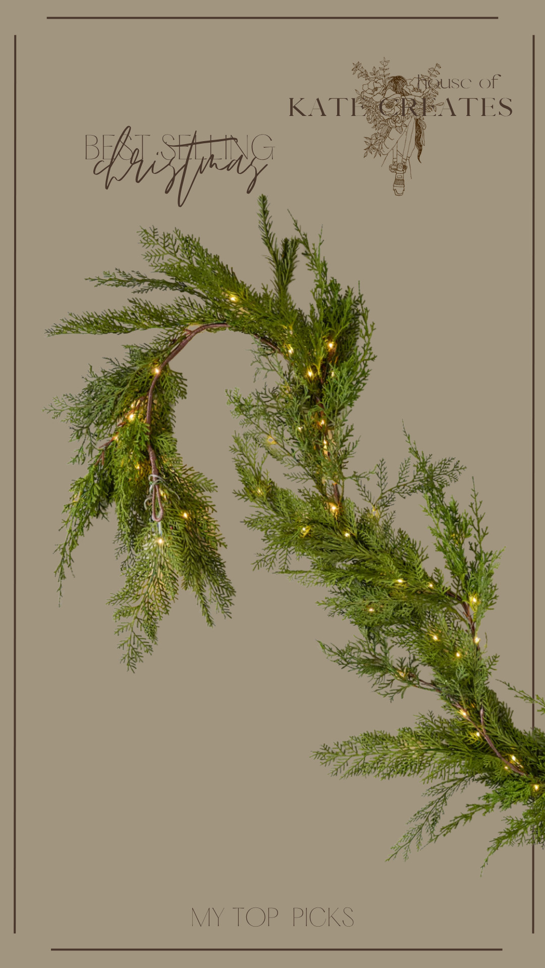 Pre-lit 6 ft garland! 

 #LTKHoliday #LTKSeasonal #LTKHome