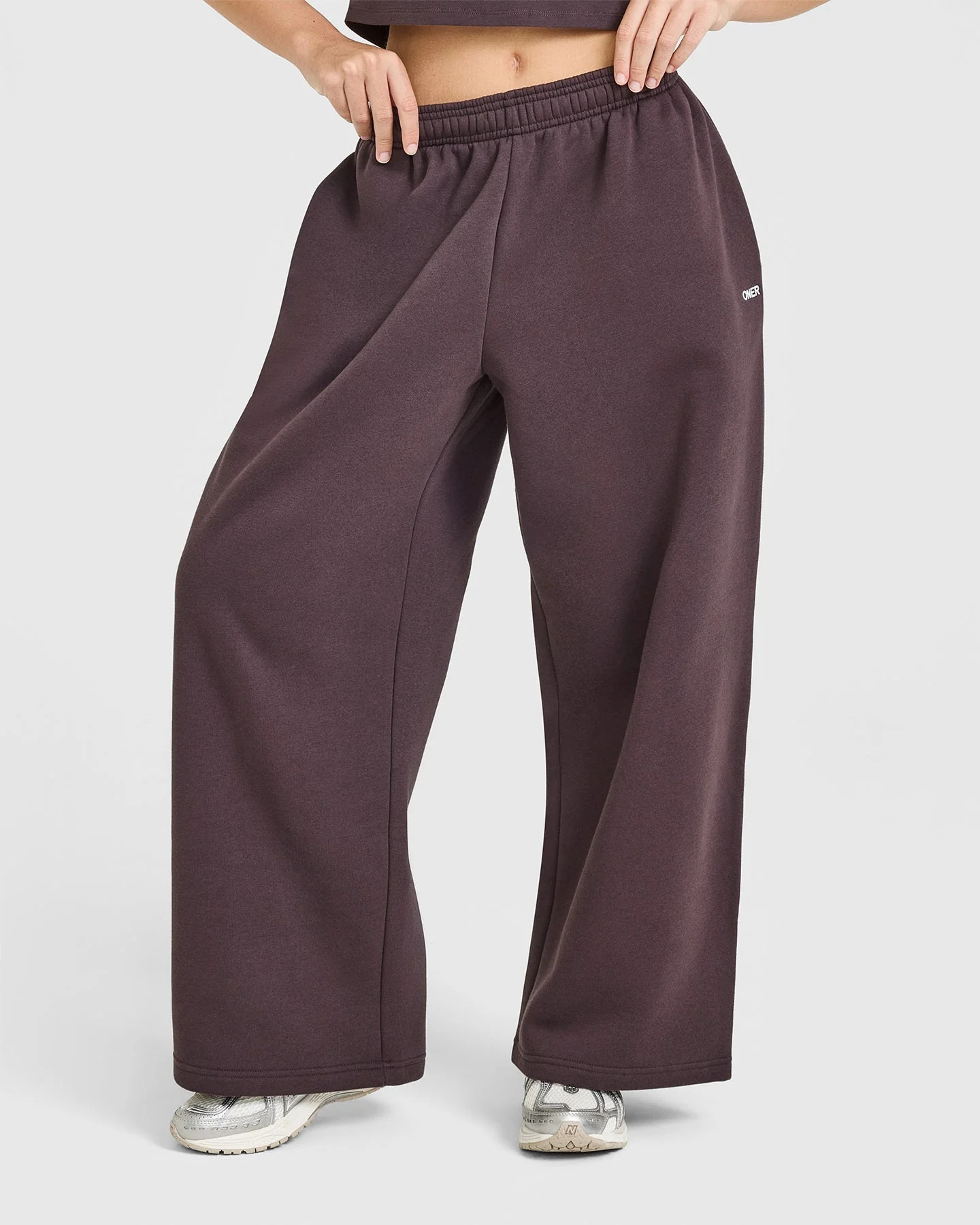 Foundations Oversized Straight Leg Joggers 
 Umber Brown | Oner Active (UK / US)