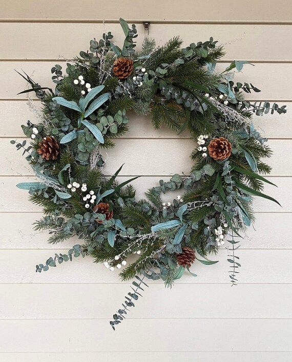 Eucalyptus and Olive Leaf Wreath | Etsy (US)