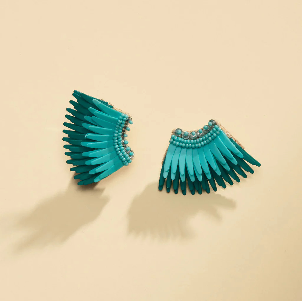 Mini Madeline Earrings Turquoise Multi | Mignonne Gavigan