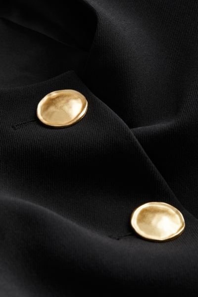 Cropped blazer - Black - Ladies | H&M GB | H&M (UK, MY, IN, SG, PH, TW, HK)