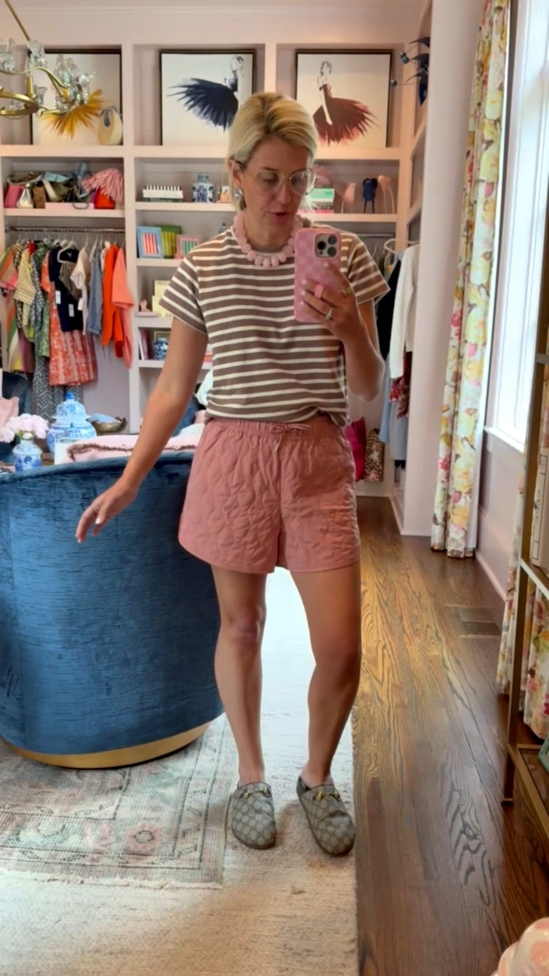 I have been reaching for these shorts lately. Literally had them for years & they are that good. I have them in another color & honestly all of Varley pieces are just over the top good! 
Tee & Shorts - xs
Gucci Slides - 38 tts 
￼

#LTKmomlife #LTKootd #LTKdayinmylife
