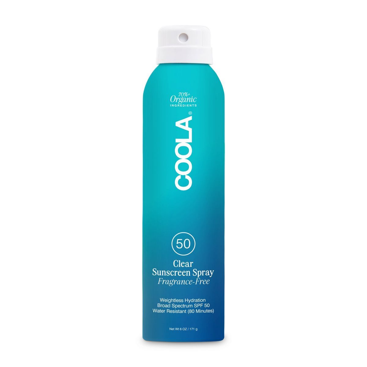 Coola Classic Sunscreen Body Spray - SPF 50 - Fragrance Free - 6oz - Ulta Beauty | Target