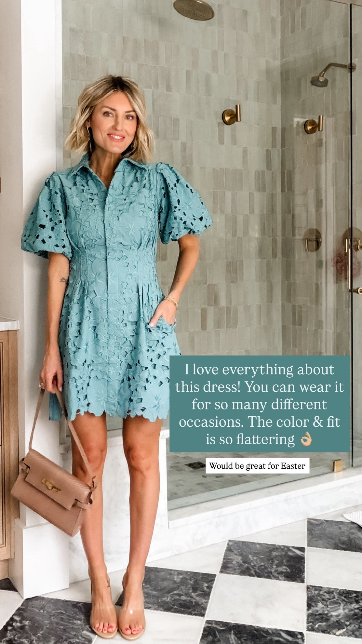 Love this eyelet dress! 😍 You could wear this for so many things & dress it up or down! Wearing an XS!

Loverly Grey, spring dress, Easter dress, masters outfit, spring event dress, Mother’s Day 

#LTKSeasonal