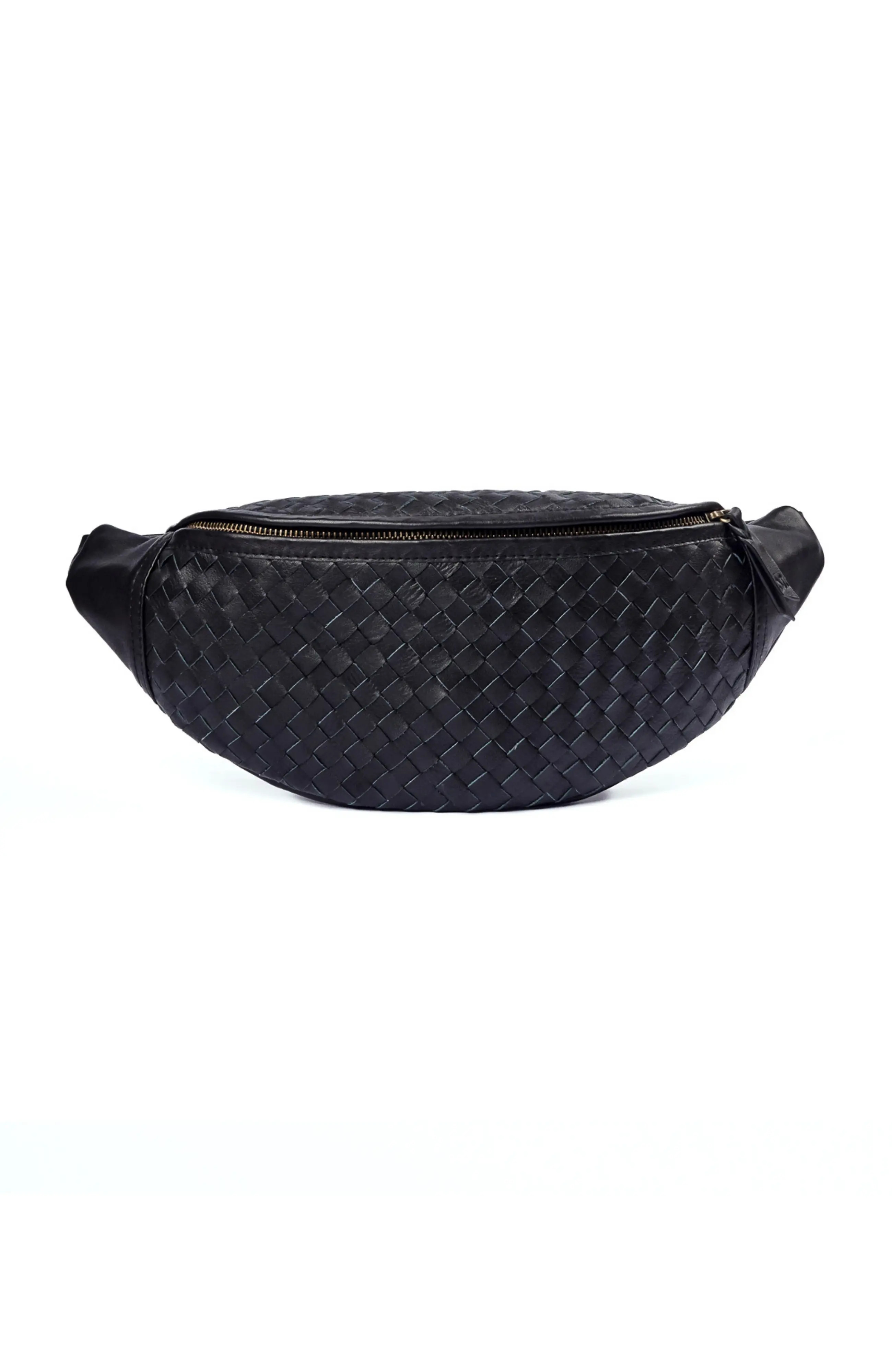 Mandrn Woven Leather Crossbody Bag | Nordstrom | Nordstrom