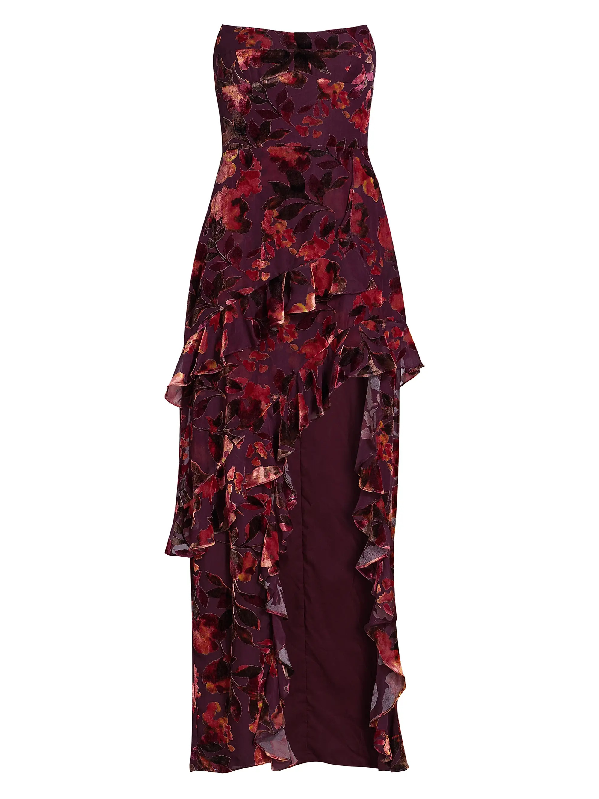 BEST SELLERAmanda UprichardMagnolia Floral Ruffled Maxi Dress | Saks Fifth Avenue