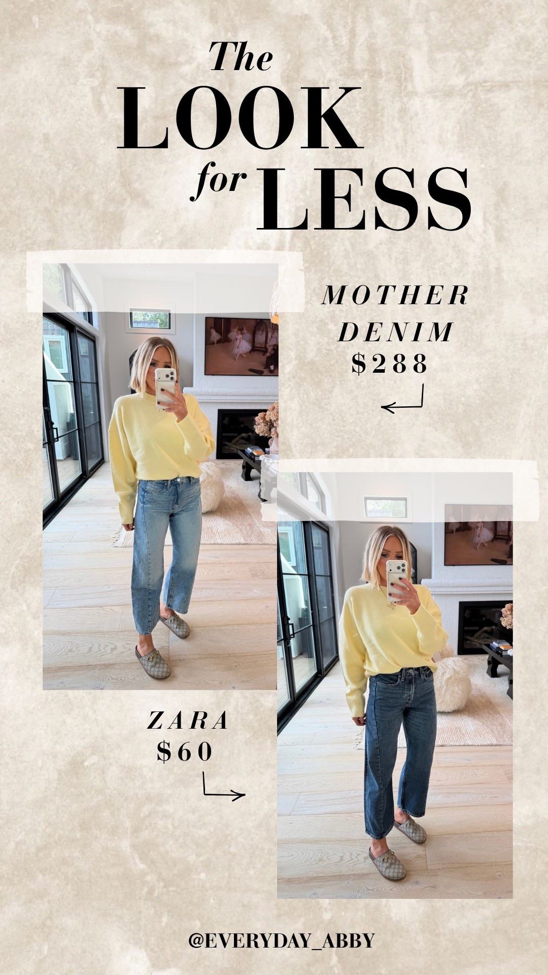 These Zara jeans are the ultimate look for less 🤩🤩

#LTKootd #LTKdayinmylife #LTKSeasonal