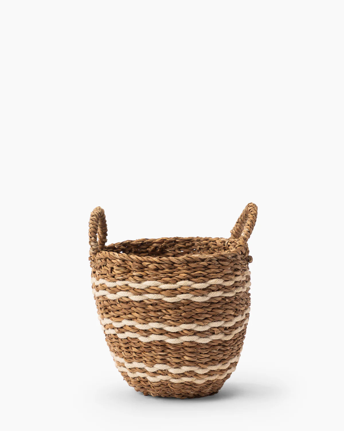 Striped Seagrass Basket | McGee & Co. (US)