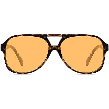 YDAOWKN Retro Aviator Sunglasses for Womens Mens Large Frame Classic 70s Vintage Sunglasses Aviat... | Amazon (US)